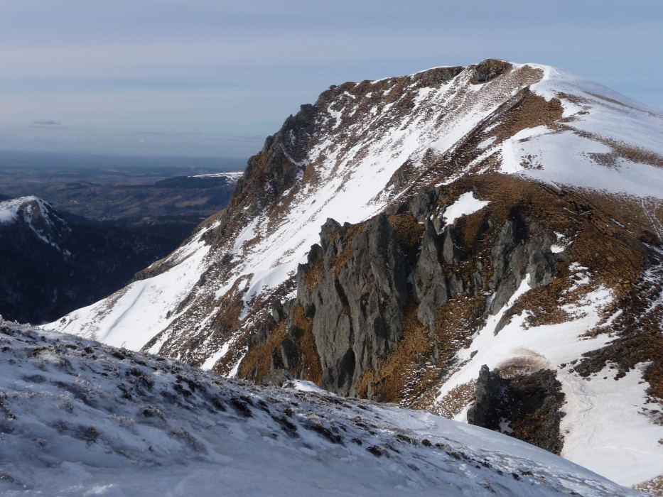 #2 Encore Roc de Cuzeau : son couloir Sud, assez sec. Encore Roc de Cuzeau : son couloir Sud, assez sec.
