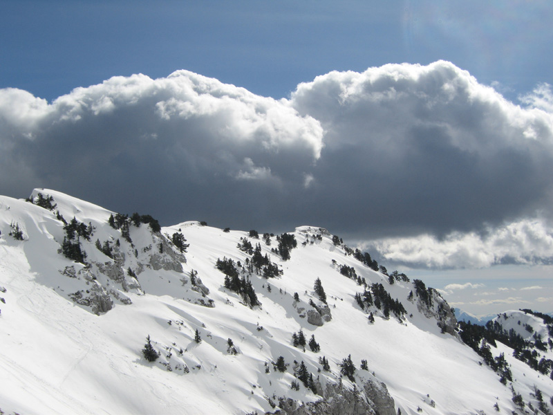 #12 Au col de Bellefond : Gros nuages mais pas méchants Au col de Bellefond : Gros nuages mais pas méchants
