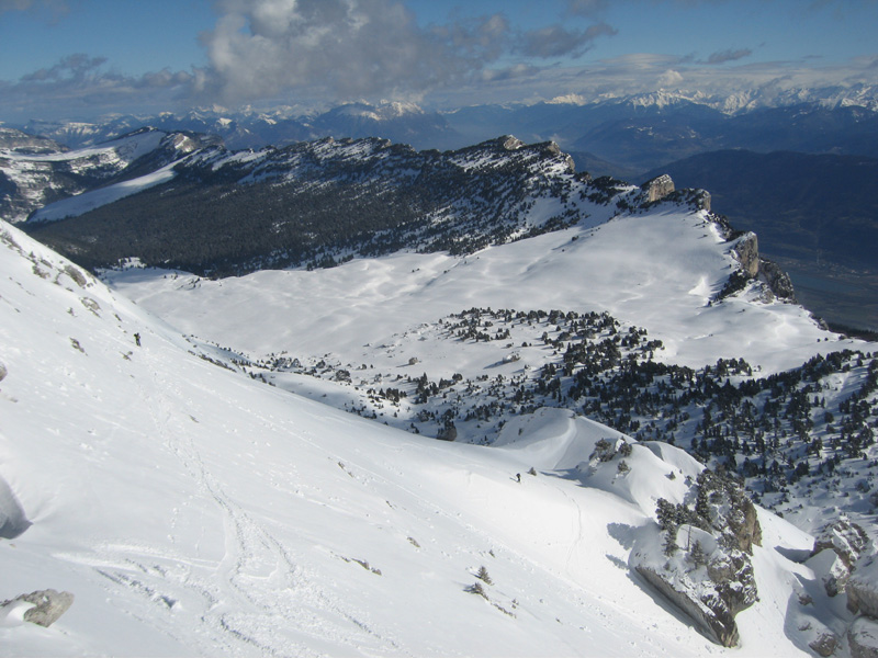 #4 La face E : Une bonne neige jusqu La face E : Une bonne neige jusqu'à l'Aup du seuil qui m'attend