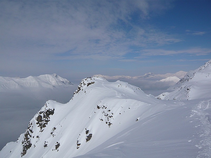 #2 mont jovet : aperçue du sommet mont jovet : aperçue du sommet