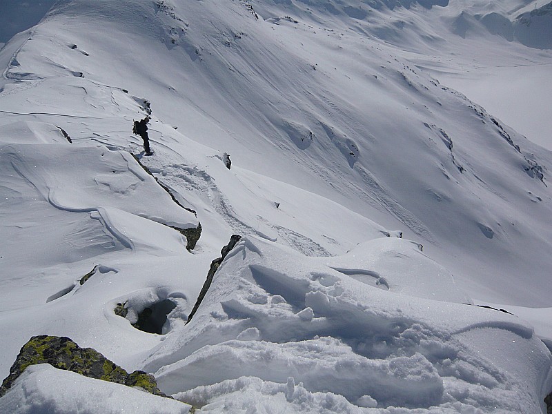 #4 mont jovet : couloir ouest mont jovet : couloir ouest