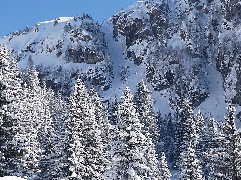 #2 pormenaz : couloir des chordes pormenaz : couloir des chordes