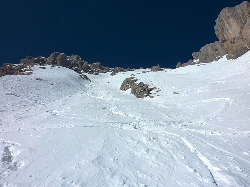 #4 Face Sud Pointe Blanche : Bas de la face Face Sud Pointe Blanche : Bas de la face