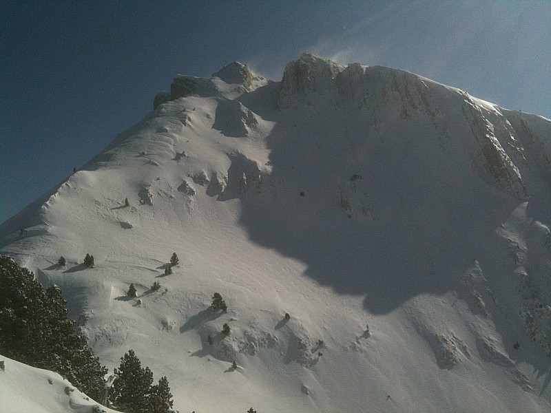 #6 Couloir N du Grand Veymont : aucune trace aujourd Couloir N du Grand Veymont : aucune trace aujourd'hui...