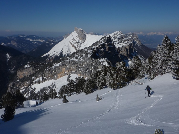 #11 Rochers du Midi : Premiers virages sous le sommet. Rochers du Midi : Premiers virages sous le sommet.