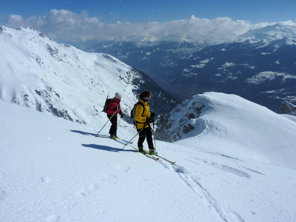 #10 A l A l'approche du sommet : Les hauts sommets de Vanoise sont dans les nuages.