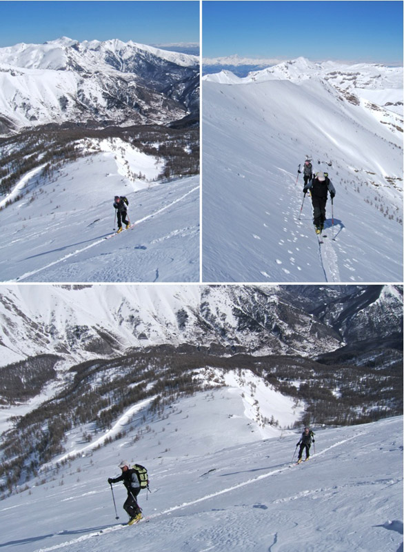 #3 Bertrand : Pente sommitale. Bertrand : Pente sommitale.