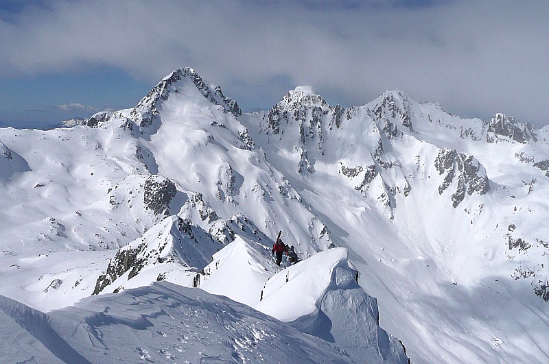 #4 Bec d Bec d'Arguille : Bernard arrive