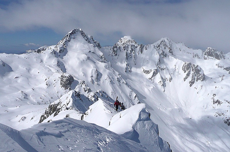 Bec d'Arguille : Bernard arrive