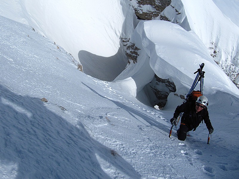 chourum du haut : sacrée corniche