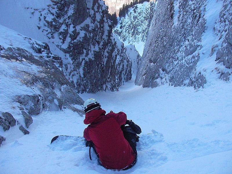 #9 couloir nord : Un petit peu plus bas, c couloir nord : Un petit peu plus bas, c'est tout bon