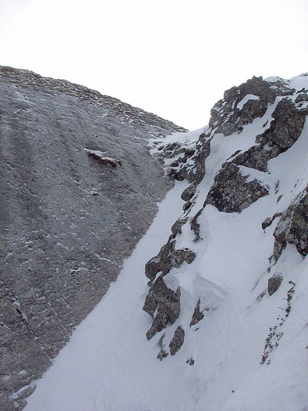 #7 couloir nord : Le sommet à 50° couloir nord : Le sommet à 50°