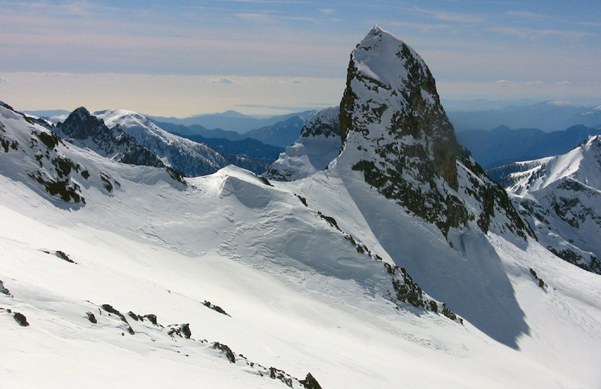 Cime de la Foux, sur fond de Méditérannée