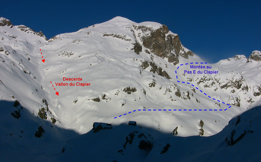 Aperçu du tour versant sud
La descente dans la vallon du clapier a été top