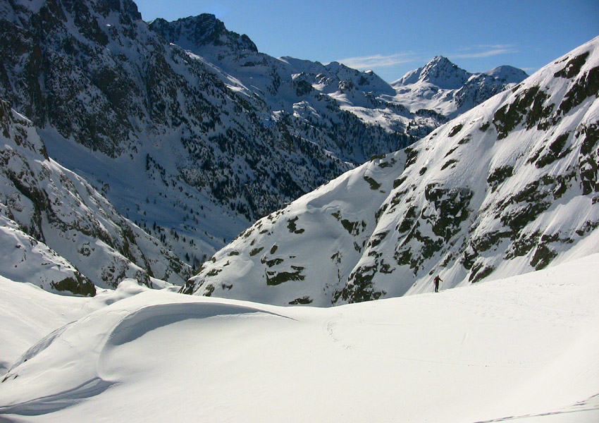 La haute gordolasque est bien enneigée