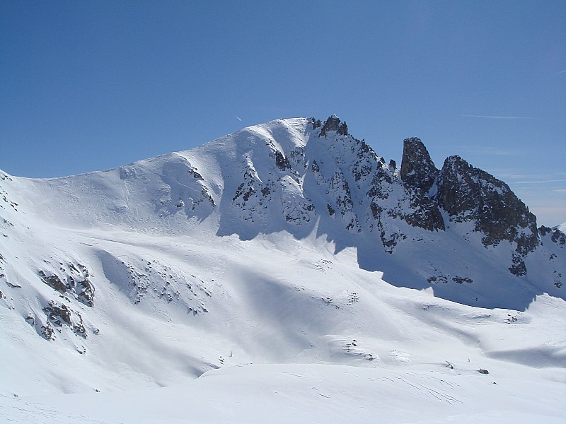 #1 Cime de Rogué : vue depuis le col de frémamorte Cime de Rogué : vue depuis le col de frémamorte