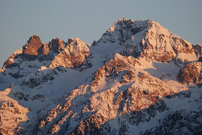 #3 la montagne rougit : soleil couchant la montagne rougit : soleil couchant