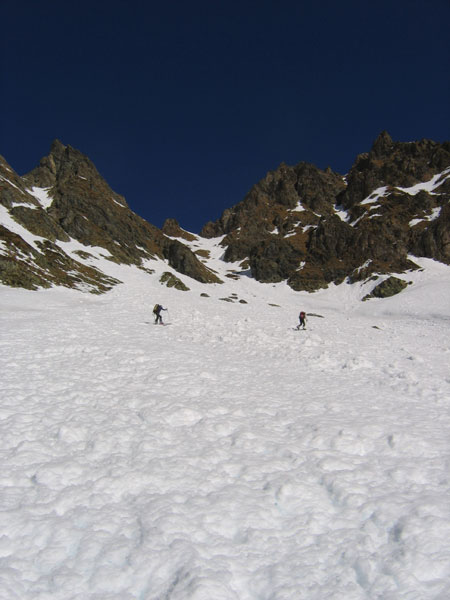 #5 Col de la Passure : ChÂÂÂleuuuur pour la remontée plein Sud Col de la Passure : ChÂÂÂleuuuur pour la remontée plein Sud