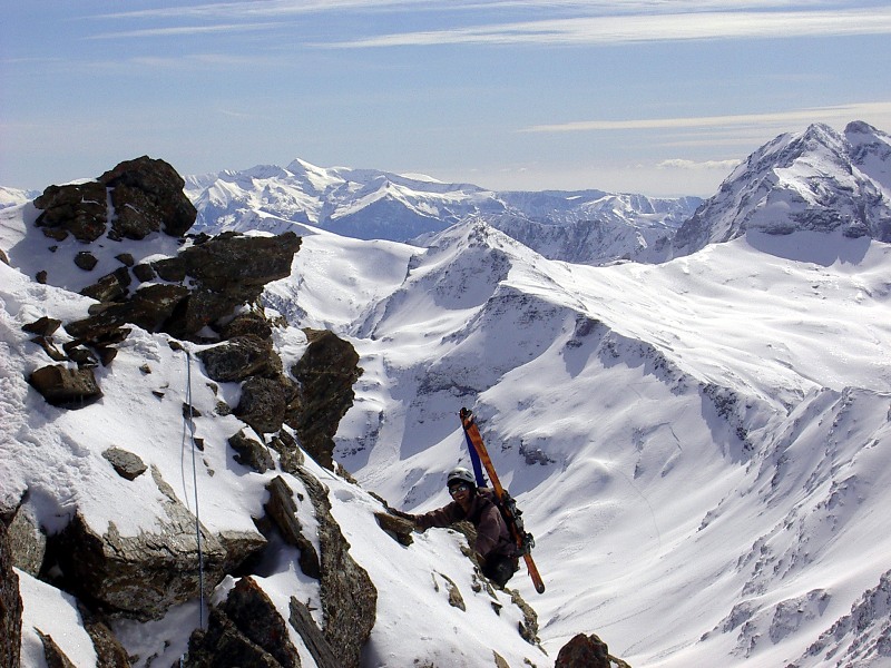 Vivian : A mi-chemin sur l'arête