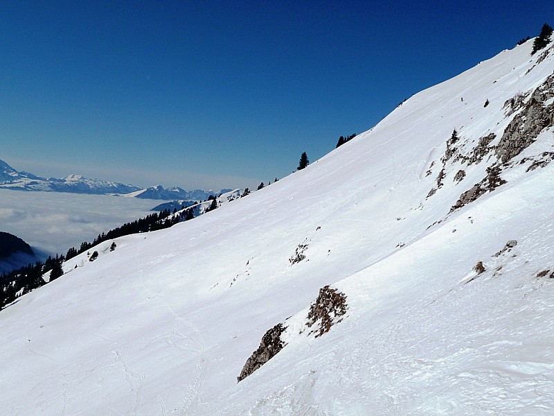 #1 montée : la pente de descente vue de la montée montée : la pente de descente vue de la montée