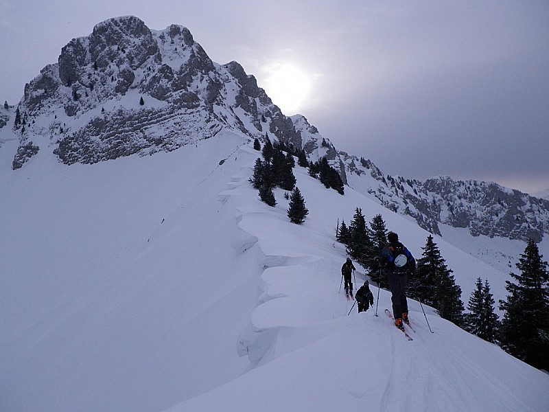 #1 Arette Ouest, bientôt au départ du couloir. Arette Ouest, bientôt au départ du couloir.