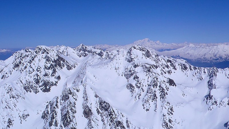 Plagne Vaumard et compagnie : 1 des belles vues du sommet du Rocher Badon