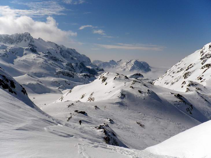 #11 Col de la Pra : là c Col de la Pra : là c'est encore le printemps, le vent ne rentre pas dans le vallon...mais ça va pas durer!