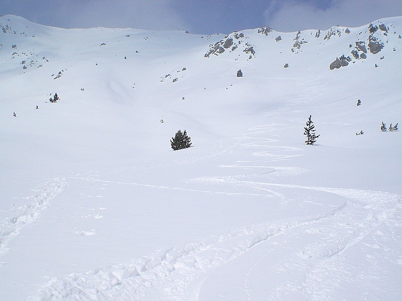 #10 petite Peyrolle : Globalement du bon ski sur ce versant. petite Peyrolle : Globalement du bon ski sur ce versant.