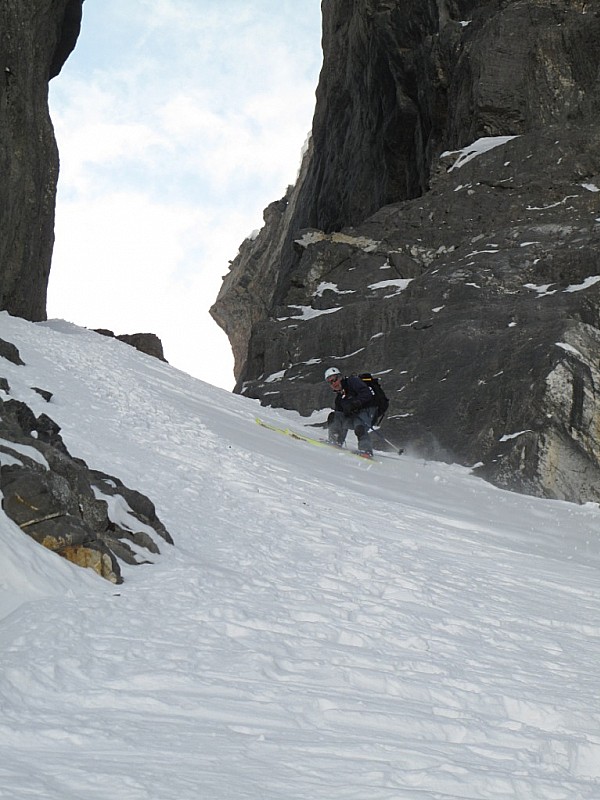 #8 Couloir de la Mitraille : Jean Luc. Couloir de la Mitraille : Jean Luc.