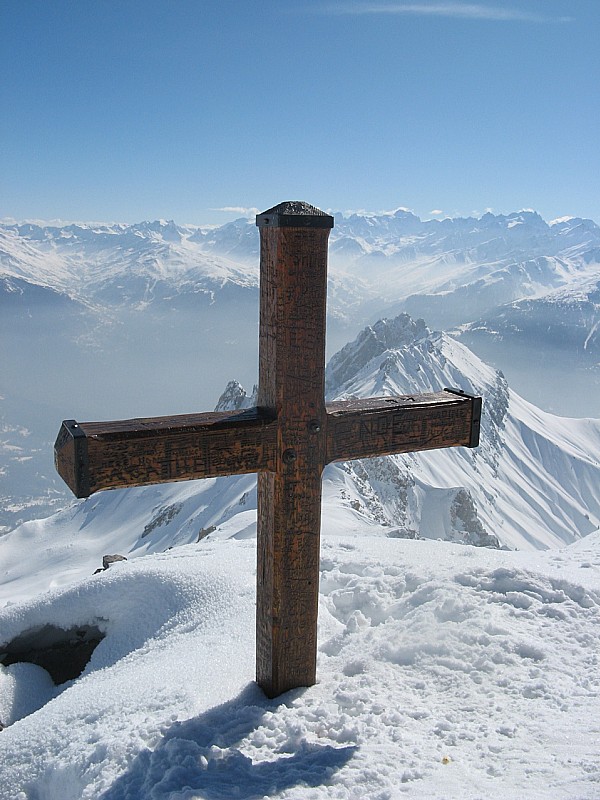#5 Vue spectaculaire aujourd Vue spectaculaire aujourd'hui : Oisan, Mont Blanc et toutes les combes de Belledonne nord