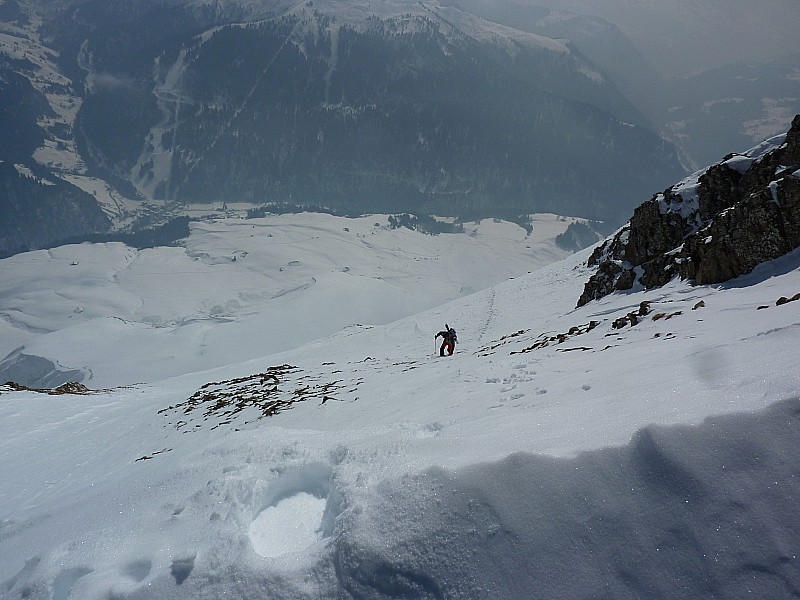 #4 couloir notre dame : sous le sommet couloir notre dame : sous le sommet