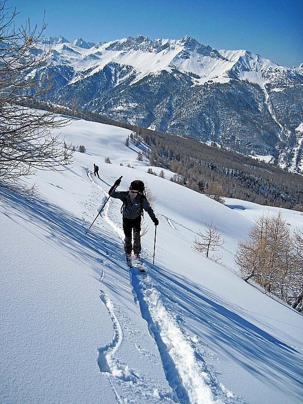 #2 Mourre-Froid/Queyras : Juste ce qu Mourre-Froid/Queyras : Juste ce qu'il faut de poudre pour ne pas s'épuiser à la montée.