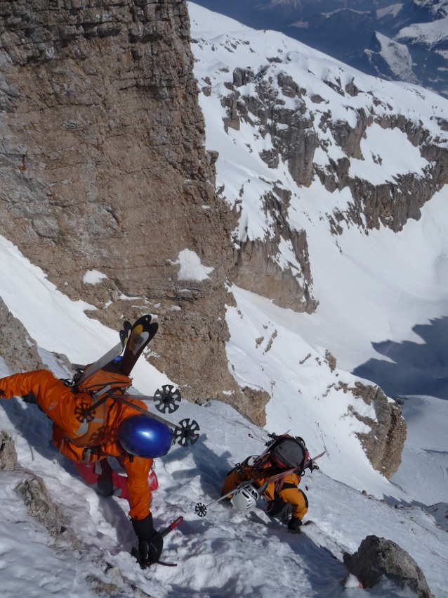 #29 Descalade : Descente expo pour rejoindre la face S Descalade : Descente expo pour rejoindre la face S