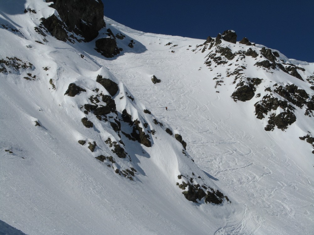 #12 Col de la Terrasse : Le mur sous le Col de la Terrasse Col de la Terrasse : Le mur sous le Col de la Terrasse