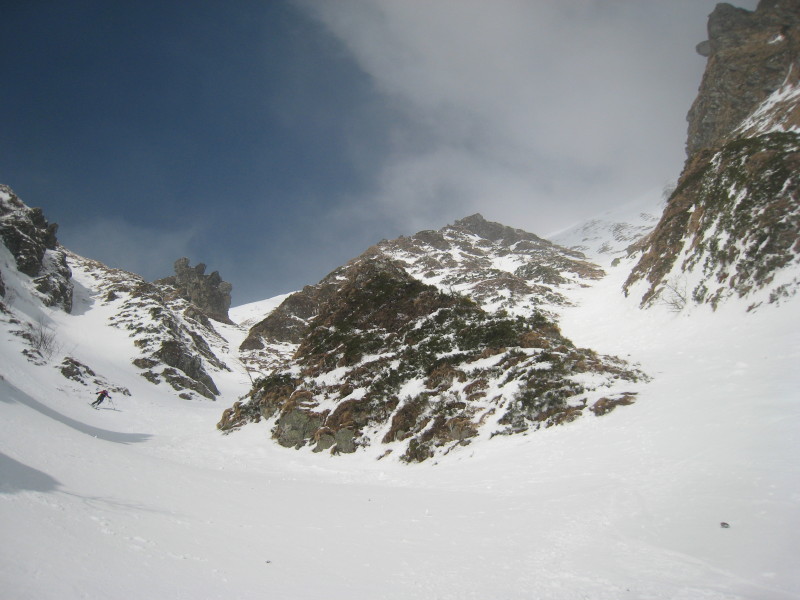 #4 Couloir du Chapial : les 2 itinéraires se rejoignent Couloir du Chapial : les 2 itinéraires se rejoignent
