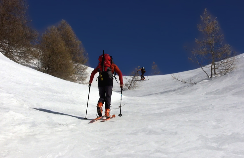 Remontée du vallon de Claï