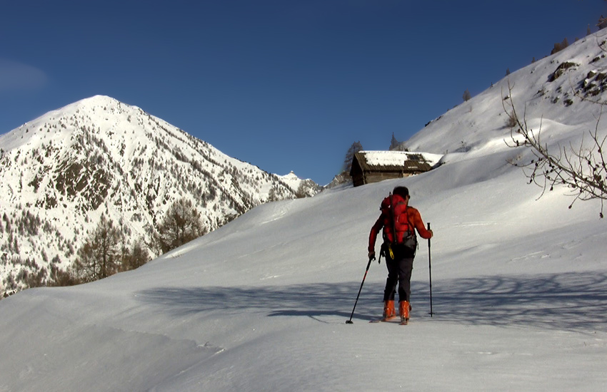 Granges des Chabottes vers 1600m, le Bonnet Carré en A/R plan