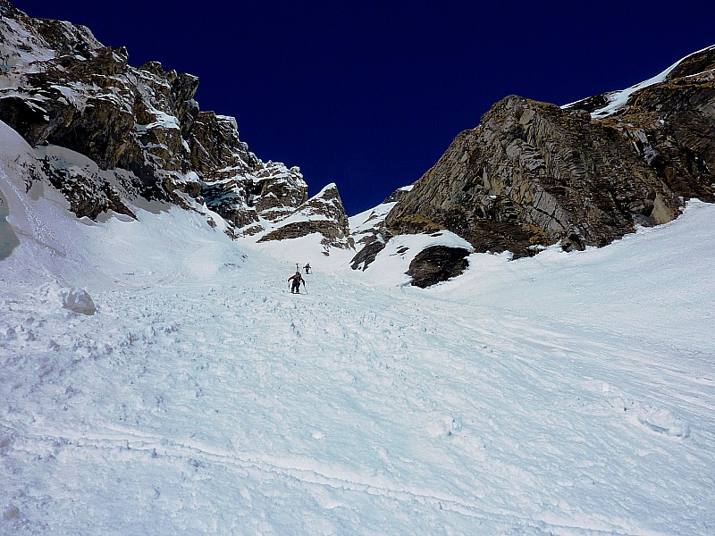 #3 Tête Pelouse couloir Sud : Montée bas du couloir Tête Pelouse couloir Sud : Montée bas du couloir