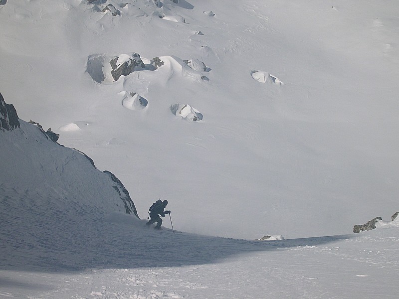 #6 Couloir : Exellent couloir tapisé de poudre tassé Couloir : Exellent couloir tapisé de poudre tassé