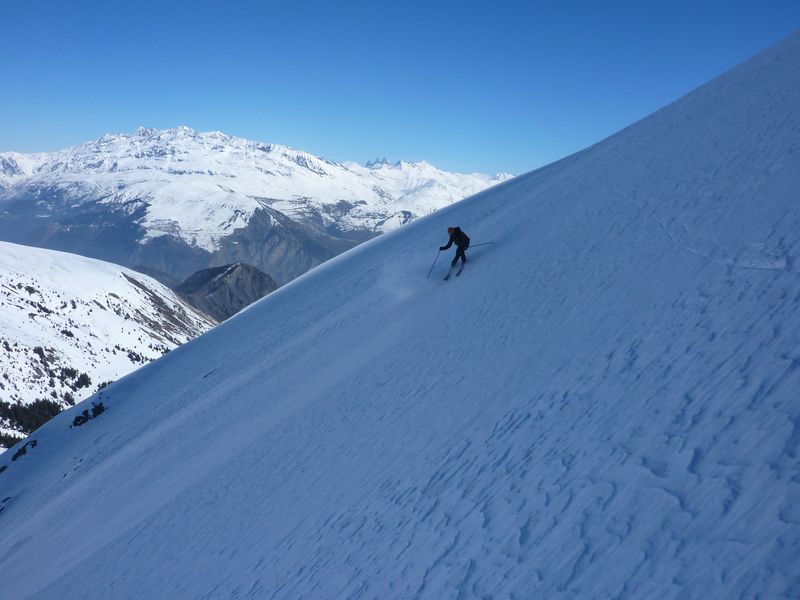 Rochères : Sur le bas de la face