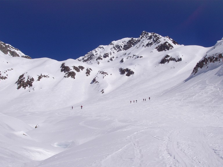 #4 Belle Etoile, face sud : Beaucoup de monde, ils ne sont pas encore en haut... Belle Etoile, face sud : Beaucoup de monde, ils ne sont pas encore en haut...
