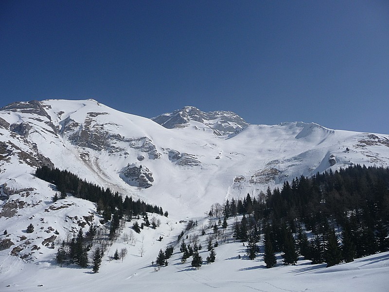 #1 Coulées : Bonnet de Chérel et combe de descente dites des "Saoulaires" (cf. toponeige). Coulées : Bonnet de Chérel et combe de descente dites des "Saoulaires" (cf. toponeige).