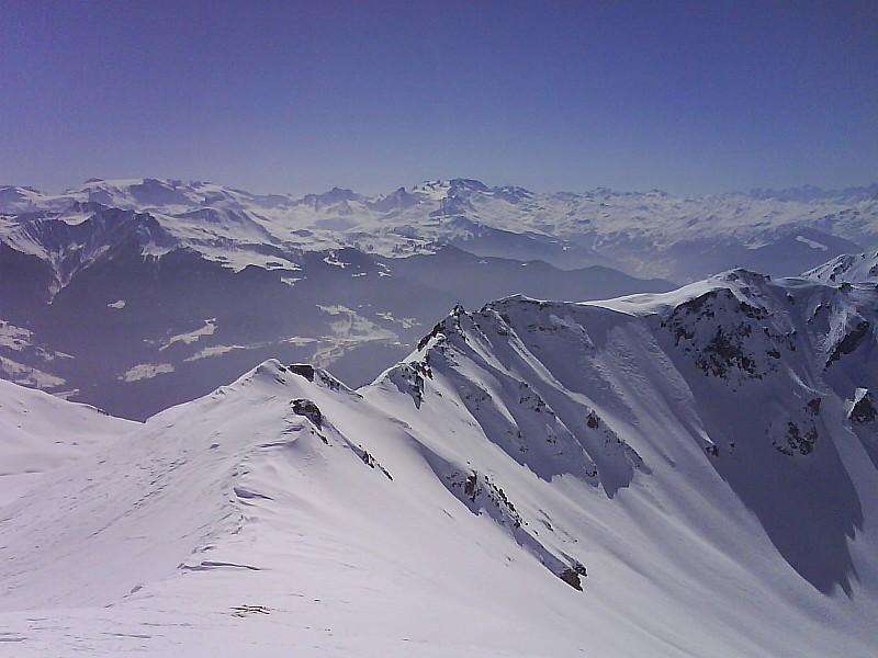 #3 Crête : Ligne de crête qui conduit au Quermoz Crête : Ligne de crête qui conduit au Quermoz