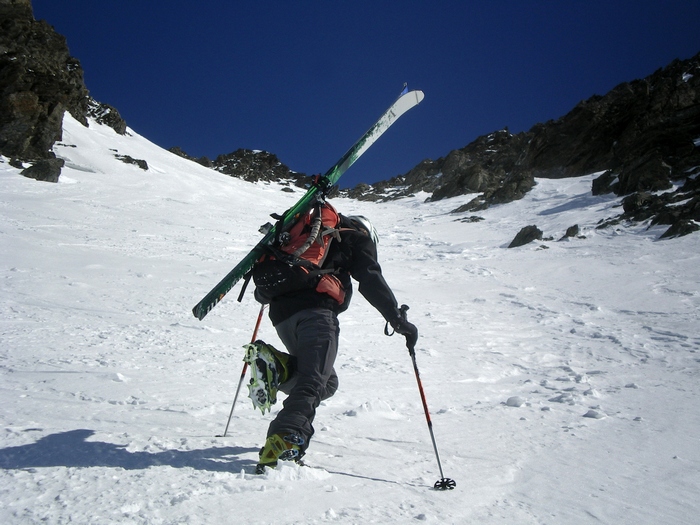 #3 Couloir de Lentilla : ça cramponne Couloir de Lentilla : ça cramponne