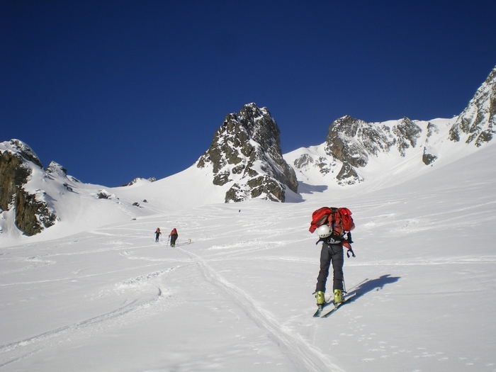 #1 Montée Lenquo de Capo : bon enneigement dans le coin Montée Lenquo de Capo : bon enneigement dans le coin