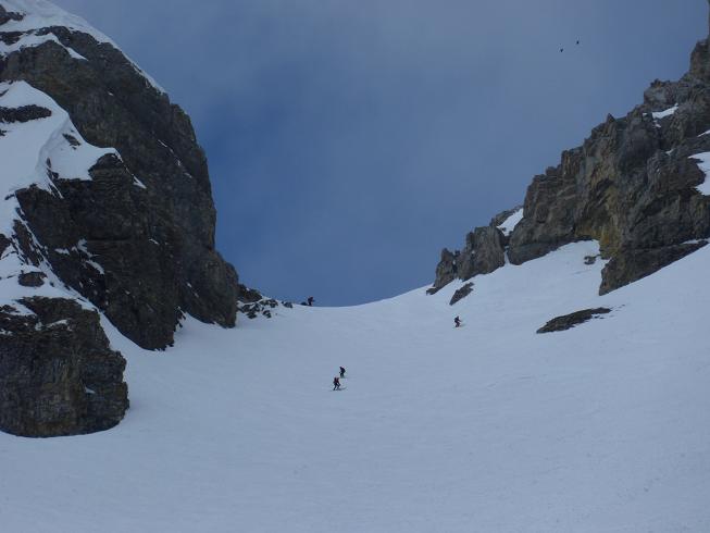 #8 Pointe d Pointe d' Areu : neige dure sous le col avant de retrouver la moquette