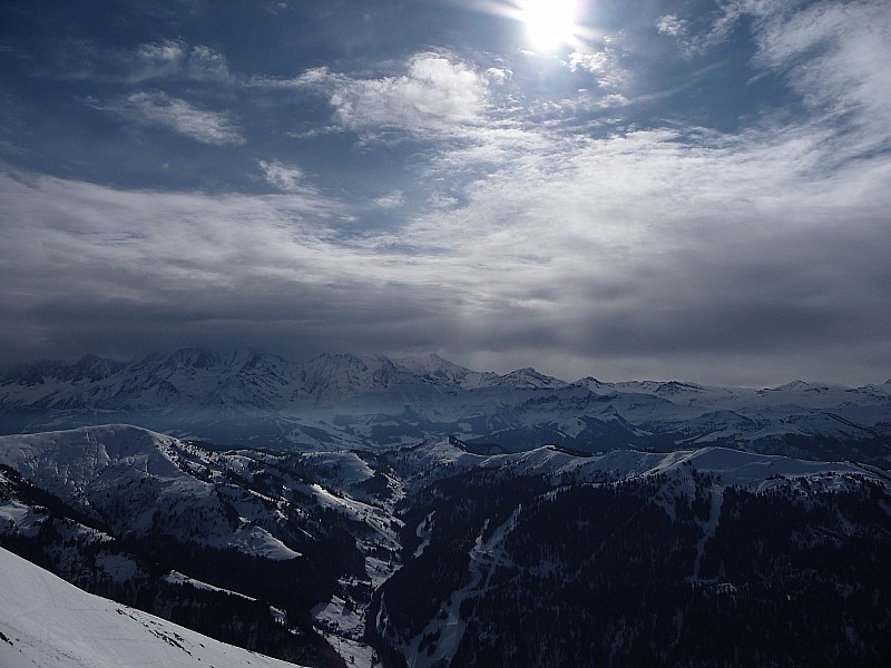 #3 mont blanc : et hop 9h30 çà commence à se découvrir mont blanc : et hop 9h30 çà commence à se découvrir