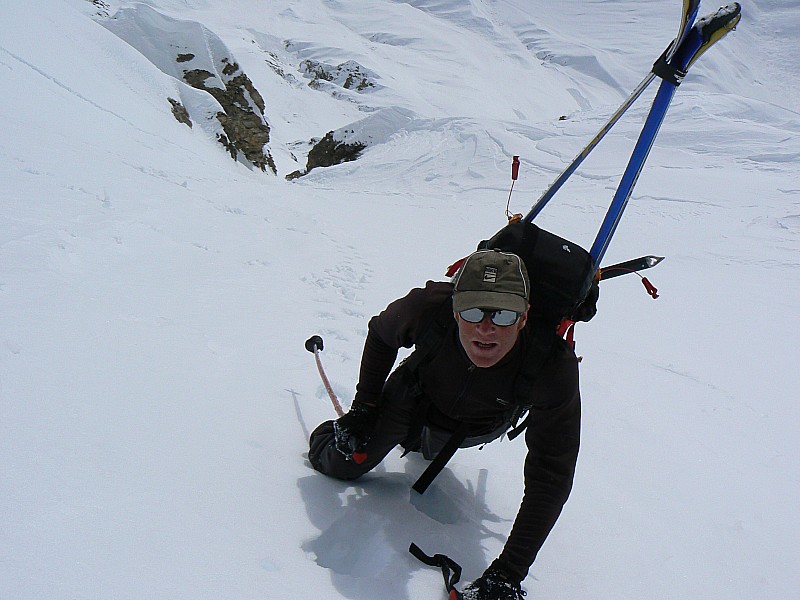 #4 Dans le haut : Benoit en plein effort Dans le haut : Benoit en plein effort