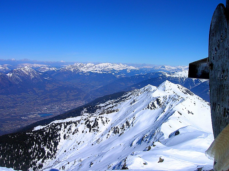 #6 panorama : Une vue d panorama : Une vue d'Albertville et du Beaufortain du sommet