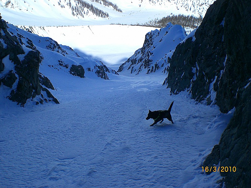 #5 Couloir N pics du Casset : Plus haut dans le couloir Couloir N pics du Casset : Plus haut dans le couloir